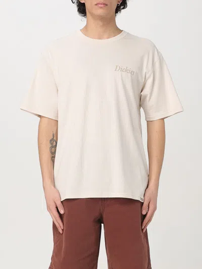 Dickies T-shirt  Men Color Yellow Cream