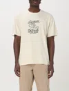 Dickies Mens Whitecap Gray Rope Center Logo Crewneck Cotton-jersey T-shirt Xxl In Yellow Cream