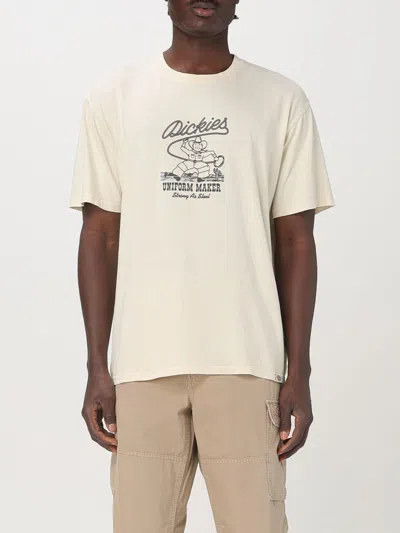 DICKIES T-SHIRT DICKIES MEN COLOR YELLOW CREAM,427500090