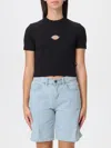 Dickies T-shirt  Woman Color Black In Black