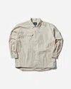 Dickies Tdc Oversized Fit Pieced Workshirt In Beige