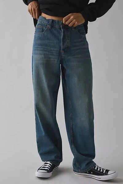 Dickies Thomasville Straight Leg Jean In Khaki Tinted Blue, Men's At Urban Outfitters