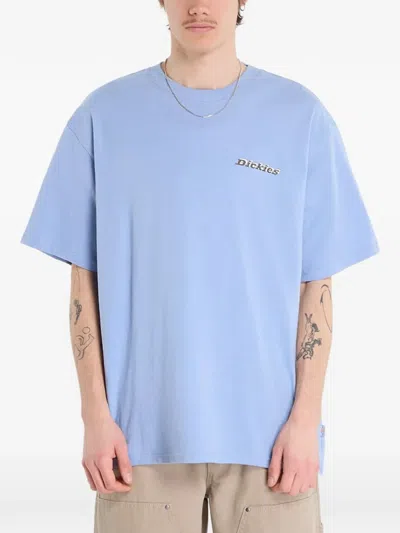 Dickies Thornville Ss Logo-print T-shirt In Blue