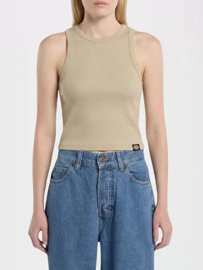 Dickies Top Woman Color Beige In Brown