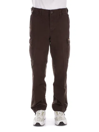 Dickies Trousers In Brown