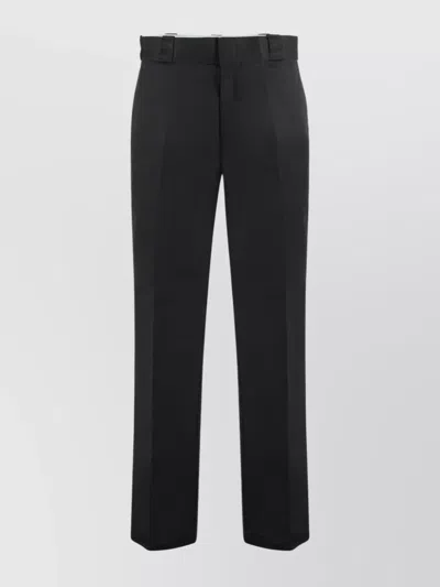 Dickies Trousers Cotton Blend Belt Loops In Black
