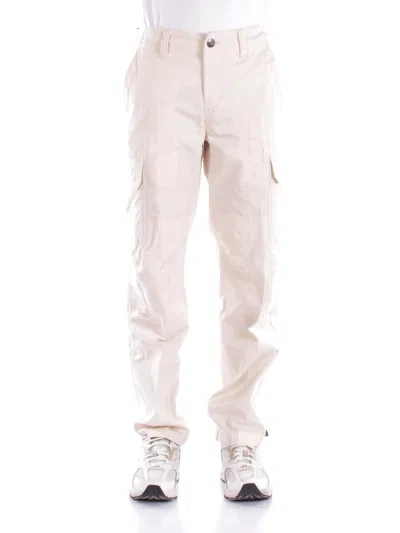 Dickies Trousers Cream In Panna Bianco
