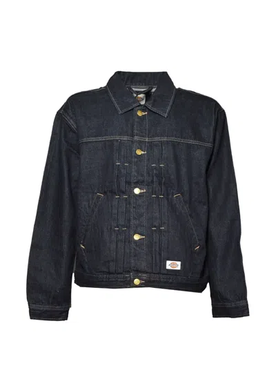 Dickies Trucker Denim Jacket In Blue