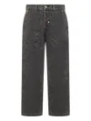 Dickies Trucker Double-knee Jeans In Gray