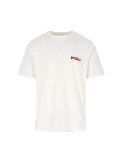 Dickies Dry Ridge Print T-shirt In White