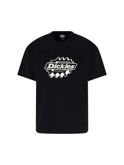 Dickies T-shirt Logo "irondale" In Black