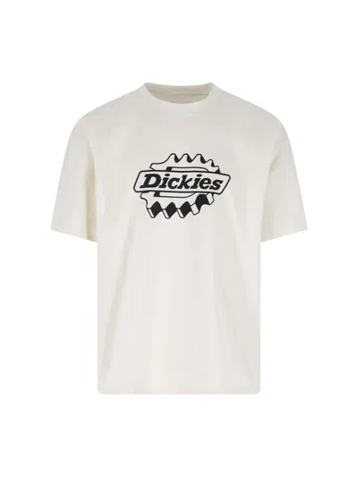 Dickies T-shirt Logo "irondale" In White