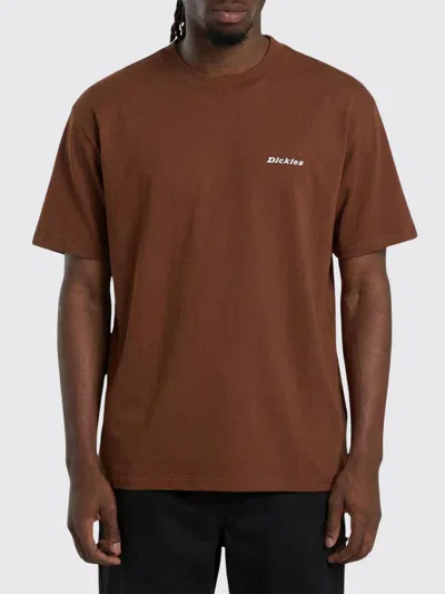 Dickies T-shirt Men Color Brown