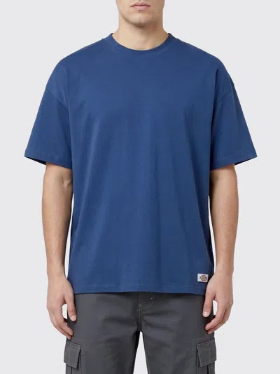 Dickies Logo-patch T-shirt In Blue
