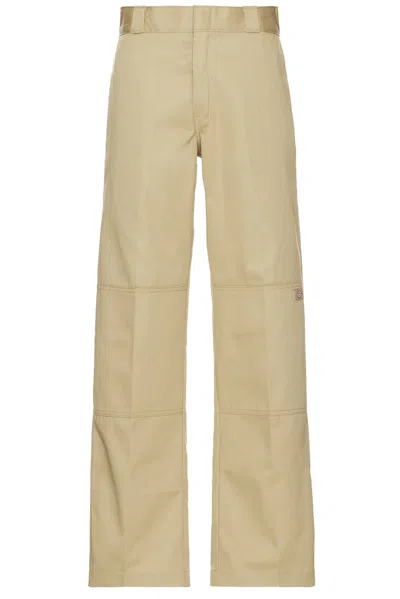 Dickies Twill Double Knee Work Pant In Khaki