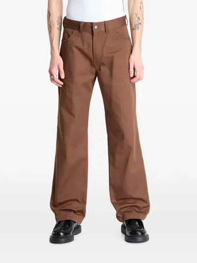 Dickies Union Straight-fit Trousers In Brown