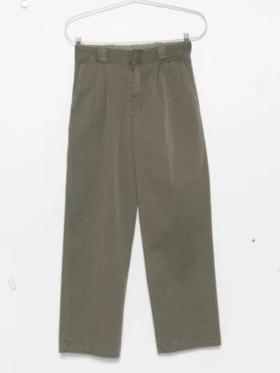 Dickies Unionville Pleated Trousers In Green