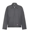 Dickies Unlined Eisenhower Jacket In Charcoal
