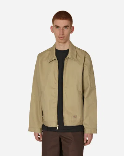 Dickies Unlined Eisenhower Jacket Khaki In Green