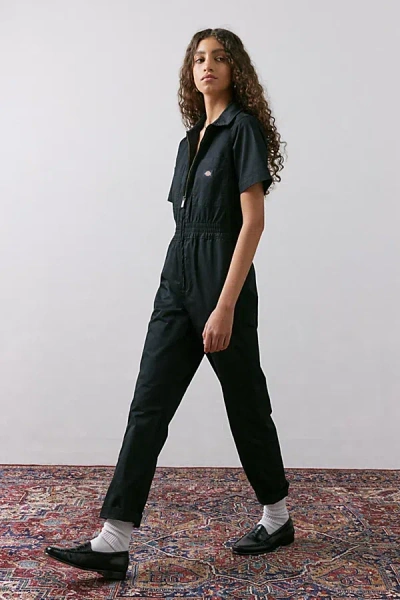Dickies Vale Coverall Jumpsuit In Black, Women's At Urban Outfitters