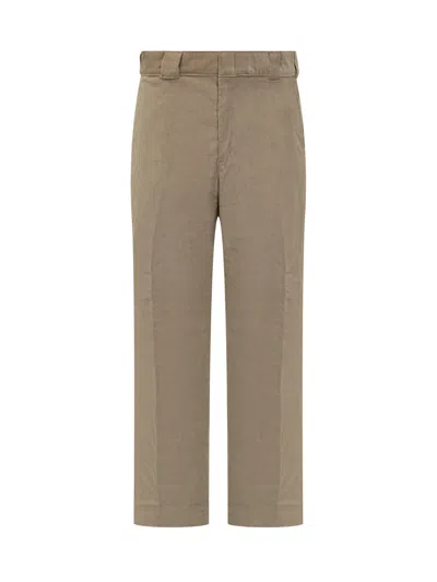 Dickies Velvet Trousers In Khaki