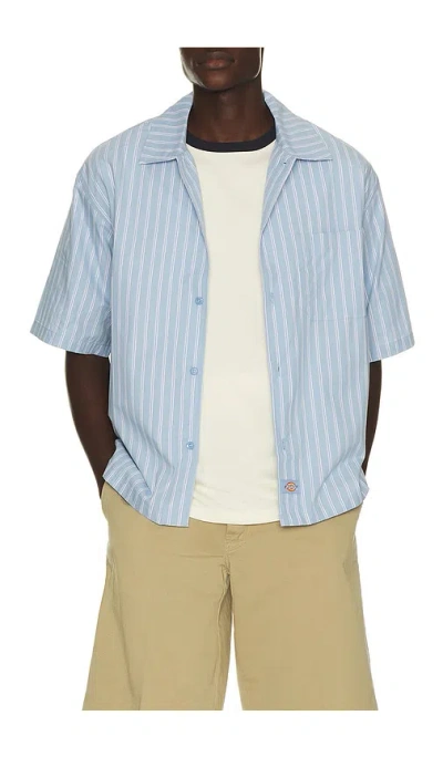 Dickies Venedocia Stripe Shirt In Blue