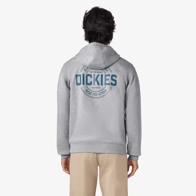 Dickies Water Repellent Graphic Hoodie In Grey