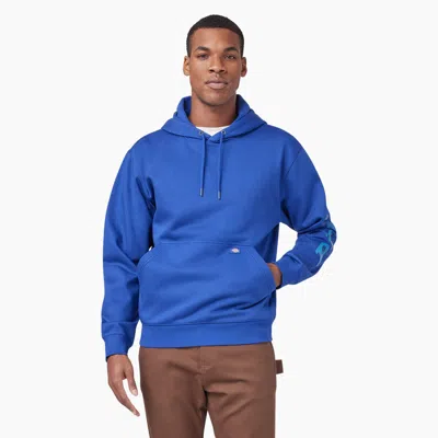 Dickies Water Repellent Logo Sleeve Hoodie In Blue