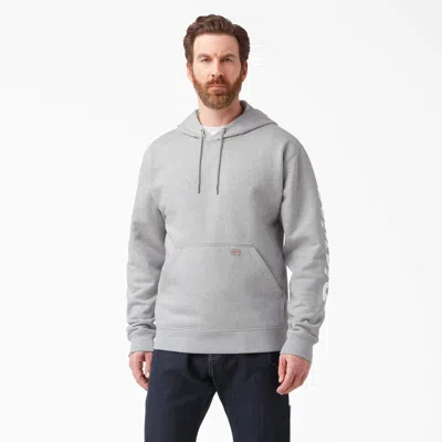 Dickies Water Repellent Logo Sleeve Hoodie In Grey