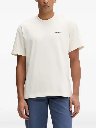 Dickies Wellsville Baggy Tapered Trousers In White