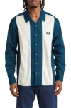 DICKIES DICKIES WESTOVER STRIPE COTTON BUTTON-UP SHIRT
