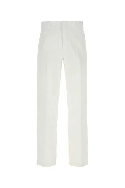 Dickies White Polyester Blend Pant