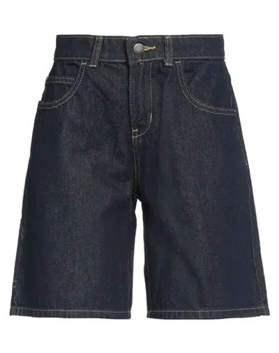 Dickies Woman Denim Shorts Blue Size 25 Cotton
