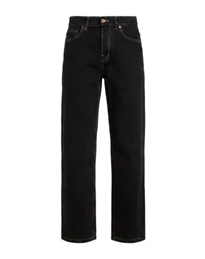 Dickies Woman Jeans Black Size 25 Cotton, Polyester
