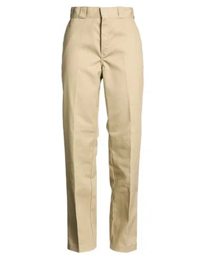 Dickies Woman Pants Beige Size 27w-32l Polyester, Cotton