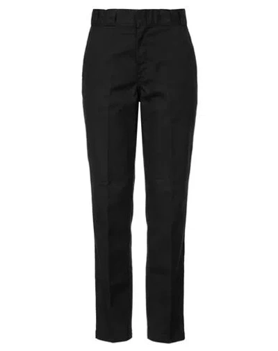 Dickies Woman Pants Black Size 24 Polyester, Cotton