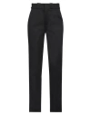 Dickies Woman Pants Black Size 24 Polyester, Cotton, Elastane