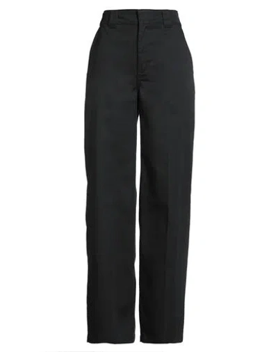 Dickies Woman Pants Black Size 28 Polyester, Cotton
