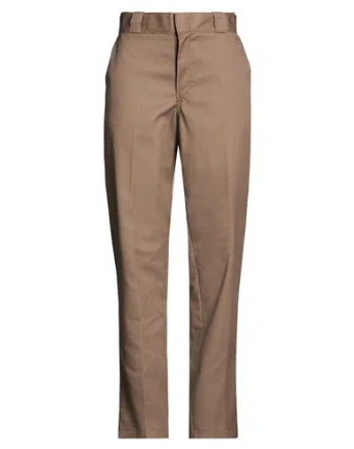 Dickies Woman Pants Brown Size 31w-32l Polyester, Cotton