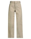 Dickies Woman Pants Sand Size 26 Polyester, Elastane In Brown
