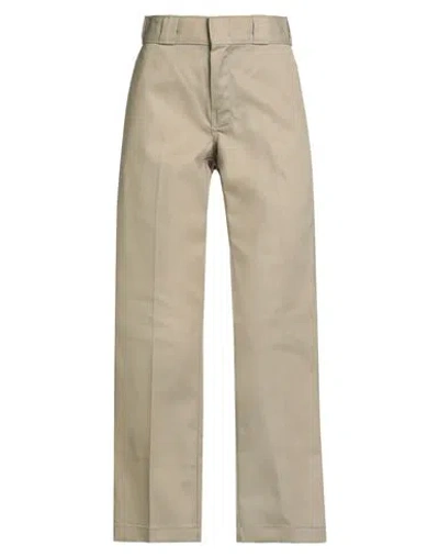 Dickies Woman Pants Khaki Size 27w-28l Polyester, Cotton
