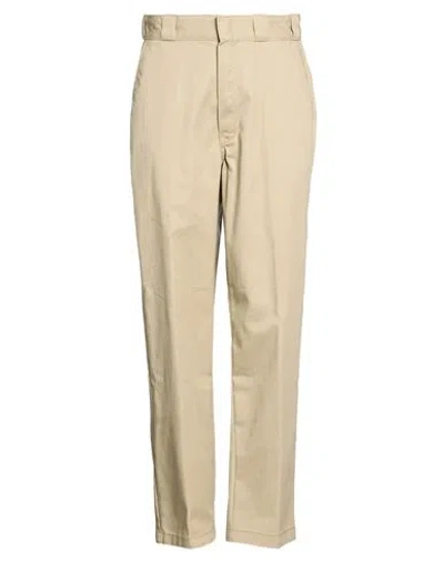 Dickies Woman Pants Khaki Size 31 Polyester, Cotton In Neutral