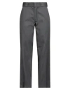 Dickies Woman Pants Lead Size 28w-30l Polyester, Cotton In Gray