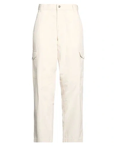 Dickies Woman Pants Off White Size 24 Cotton