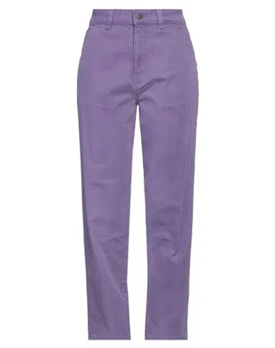 Dickies Woman Pants Purple Size 31 Cotton