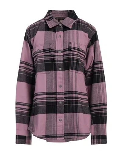 Dickies Woman Shirt Mauve Size Xl Cotton In Purple