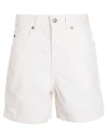 Dickies Woman Shorts & Bermuda Shorts Ivory Size 29 Cotton In White
