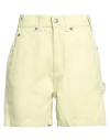 Dickies Woman Shorts & Bermuda Shorts Lime Green Size 29 Cotton In Green