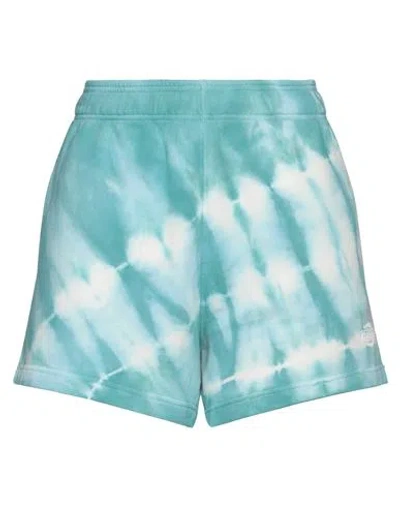 Dickies Woman Shorts & Bermuda Shorts Turquoise Size M Cotton In Blue