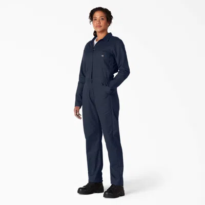 Dickies Women's Cooling Long Sleeve Coveralls In Black